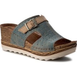 Chodaki damskie: Klapki INBLU - NT03JD21 Jeansowy