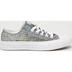 Converse - Tenisówki. Szare tenisówki damskie marki Converse, z gumy, na sznurówki. W wyprzedaży za 219,90 zł.