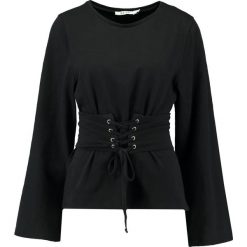 Bluzki damskie: NAKD BELTED DETAIL Bluzka z długim rękawem black