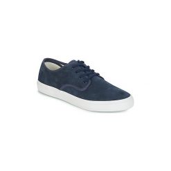 Buty Fred Perry MERTON SUEDE. Niebieskie trampki męskie Fred Perry, bez wzorów, bez zapięcia. Za 377,30 zł.