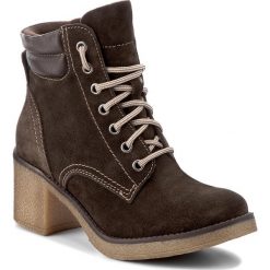 Botki LASOCKI - 7440-05 Khaki. Brązowe botki damskie skórzane marki Lasocki. W wyprzedaży za 115,00 zł.