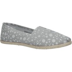Szare buty tomsy espadryle Mckey DTN228/18GR. Szare espadryle damskie Mckey, bez wzorów, bez obcasa. Za 39,99 zł.