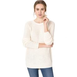 Vero Moda Leanna Sweter Biały. Białe bluzy damskie Vero Moda, xs, bez wzorów, z materiału, bez rękawów, bez kaptura. Za 118,95 zł.