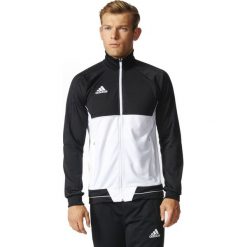 Bluzy męskie: Adidas Bluza dresowa męska Tiro 17 czarno-biała r. L (BQ2598)
