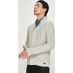 Brave Soul - Kardigan. Szare kardigany męskie marki Brave Soul, l, z dzianiny. Za 119,90 zł.