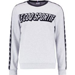 Kardigany męskie: le coq sportif INSPI FOOTBALL CREW NECK Bluza gris chin clair/black