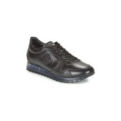 Buty Roberto Cavalli 8335. Czarne trampki męskie Roberto Cavalli, bez wzorów, bez zapięcia. Za 1249,00 zł.