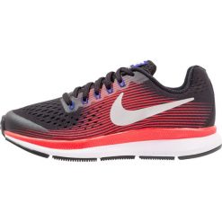 Buty sportowe męskie: Nike Performance ZOOM PEGASUS 34 Obuwie do biegania treningowe black/metallic silver/bright crimson/concord