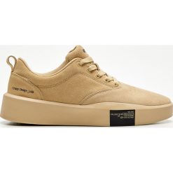 Sneakersy z naturalnej skóry - Beżowy. Brązowe sneakersy męskie Cropp, bez zapięcia. Za 179,99 zł.