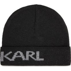 Czapka KARL LAGERFELD - 805601 592322 Black 990. Czarne czapki męskie KARL LAGERFELD, bez wzorów, z wiskozy. W wyprzedaży za 199,00 zł.