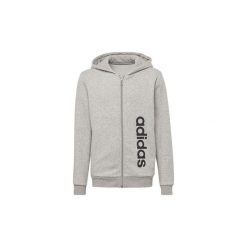 Bluzy Dziecko adidas Bluza z kapturem Linear. Szare bluzy chłopięce marki Adidas, z kapturem. Za 179,00 zł.