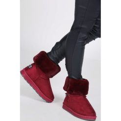 Bordowe Śniegowce Ice Bound. Czerwone śniegowce damskie Born2be, bez zapięcia. Za 49,99 zł.