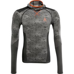 Podkoszulki męskie: ODLO EVOLUTION WARM Podkoszulki black/odlo concrete grey/orange