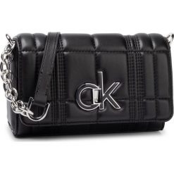 Torebka CALVIN KLEIN - Re-Lock Sml Flap Xbody Q K60K605835 BDS. Czarne torebki klasyczne damskie Calvin Klein, bez wzorów, ze skóry ekologicznej, bez dodatków. Za 579,00 zł.