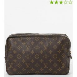 Kosmetyczki damskie: Kosmetyczka „Toiletry Pouch GM” w kolorze brązowym – 26 x 20 x 5 cm