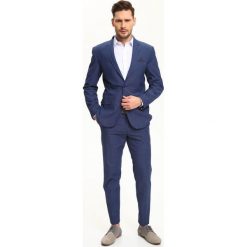 Marynarki męskie slim fit: MARYNARKA MĘSKA LUŹNA Z GUZIKIEM