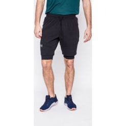 Under Armour - Szorty Threadborne Novelt Short. Szare spodenki sportowe męskie marki Under Armour, z bawełny, sportowe. W wyprzedaży za 159,90 zł.