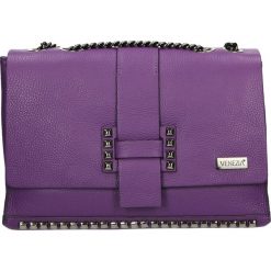 Torba - 100-157-O D V. Szare torebki klasyczne damskie Venezia, ze skóry. Za 399,00 zł.