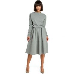 Bewear Sukienka Damska Xl Szary. Szare sukienki damskie na komunię marki BeWear, na co dzień, xl, z materiału. Za 259,00 zł.