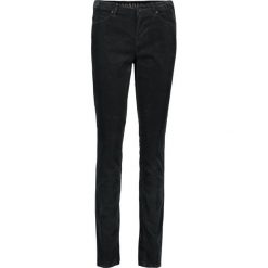 Spodnie "Antonia" - Skinny fit - w kolorze ciemnozielonym. Spodnie damskie z wysokim stanem Rosner, w paski. W wyprzedaży za 173,95 zł.