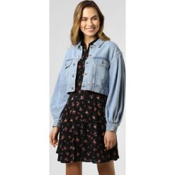 NA-KD - Damska kurtka jeansowa, niebieski. Niebieskie kurtki damskie NA-KD, xs, bez wzorów, z jeansu, eleganckie, bez kaptura. Za 299,95 zł.