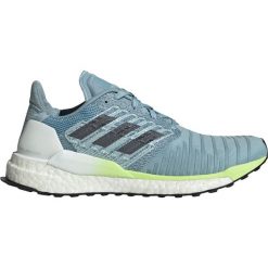 Buty adidas SolarBoost W Niebiesko-Szare. Szare buty sportowe damskie Adidas, bez wzorów, z gumy, biznesowe, do biegania, techfit (adidas). Za 499,99 zł.
