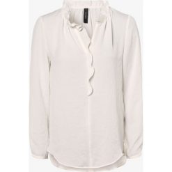 Marc Cain Collections - Bluzka damska, beżowy. Brązowe bluzki damskie Marc Cain Collections, bez wzorów, eleganckie, bez kołnierzyka, bez rękawów. Za 719,95 zł.