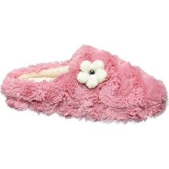 Kapcie damskie Casa mia różowe. Czerwone kapcie damskie marki Casa mia, z materiału. Za 29,90 zł.