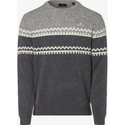 Gant - Sweter męski, szary. Szare swetry męskie GANT, xxl, z wełny. Za 699,95 zł.