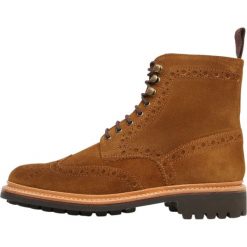 Botki męskie: Grenson FRED Botki sznurowane snuff suede