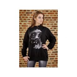 Bluza UNDERWORLD casual Maska. Szare bluzy damskie Underworld, m, z nadrukiem, z bawełny, bez rękawów, bez kaptura. Za 119,99 zł.