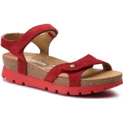 Sandały PANAMA JACK - Sulia Menorca B1 Rojo/Red. Czerwone klapki damskie marki Panama Jack, bez wzorów, ze skóry, bez obcasa. Za 469,00 zł.