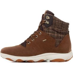 Geox botki damskie Nebula D946TA 022DS 41 brązowe. Pomarańczowe botki damskie Geox, ze skóry, bez obcasa, bez zapięcia. Za 649,00 zł.