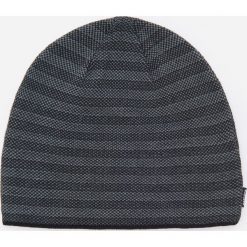 Czapka w paski - Szary. Szare czapki męskie House, w paski. Za 29,99 zł.