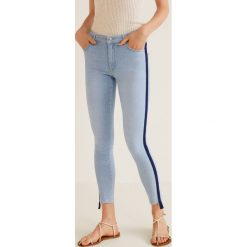 Mango - Jeansy Skinny. Niebieskie jeansy damskie marki Mango, z elastanu. W wyprzedaży za 83,93 zł.