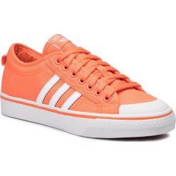 Buty adidas - Nizza W EE5613 Semcor/Ftwwht/Crywht. Pomarańczowe buty sportowe damskie Adidas, bez wzorów, ze skóry, sportowe. W wyprzedaży za 189,00 zł.