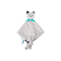WHISBEAR DouDou Kocyk Przytulanka Miś 0m+. Czarne przytulanki i maskotki Whisbear, z tkaniny. Za 54,59 zł.