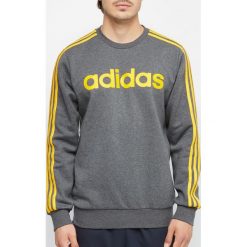 Bluza męska adidas popielate. Szare bluzy męskie Adidas, s, bez wzorów, z bawełny, bez kołnierzyka, bez rękawów, bez kaptura. Za 199,90 zł.