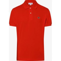 Lacoste - Męska koszulka polo, pomarańczowy. Pomarańczowe koszulki męskie Lacoste, m, z aplikacjami, klasyczne, polo, bez rękawów. Za 379,95 zł.