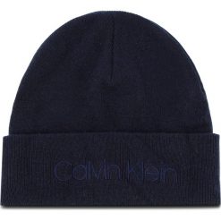 Czapka CALVIN KLEIN - Casual Beanie M K50K504121 448. Niebieskie czapki męskie Calvin Klein, z kaszmiru, casualowe. Za 179,00 zł.