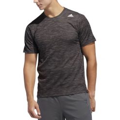 Adidas FreeLift Tech Fitted Striped Heathered Tee DW9818 t-shirt męskie szare M. Szare t-shirty męskie Adidas, m, bez wzorów, z poliesteru, bez kołnierzyka, krótkie. W wyprzedaży za 89,99 zł.