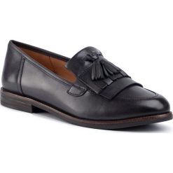 Lordsy CAPRICE - 9-24200-23 Ocean Nappa 855. Czarne półbuty damskie Caprice, ze skóry, bez obcasa, na obcasie. Za 299,00 zł.