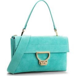 Torebka COCCINELLE - BD6 Arlettis Suede E1 BD6 12 01 01 Turquoise 028. Zielone torebki klasyczne damskie marki Coccinelle, ze skóry. W wyprzedaży za 909,00 zł.