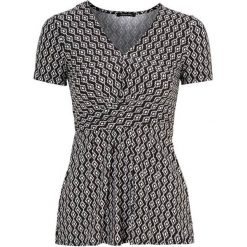 Happy Holly Bluzka Iman top czarny złamana biel female czarny/biały 32/34. Czarne bluzki damskie Happy Holly, bez wzorów, z gumy, bez kołnierzyka. W wyprzedaży za 69,00 zł.
