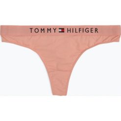 Tommy Hilfiger - Stringi damskie, różowy. Różowe stringi damskie TOMMY HILFIGER, s, bez wzorów, z dżerseju. Za 69,95 zł.