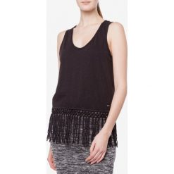 SuperDry Podkoszulek Czarny. Czarne podkoszulki damskie Superdry, xs, bez wzorów, z bawełny, bez kołnierzyka. Za 206,95 zł.