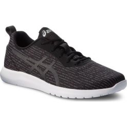 Buty ASICS - Kanmei 2 1021A011 Black/Black 001. Czarne buty sportowe męskie Asics, z materiału, bez zapięcia, do biegania. W wyprzedaży za 189,00 zł.