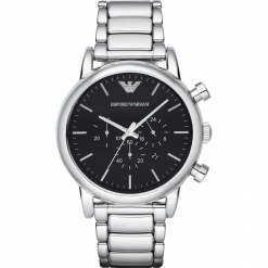 Zegarek EMPORIO ARMANI - Classic AR1894 Silver/Silver. Szare zegarki męskie Emporio Armani. Za 1269,00 zł.