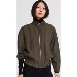 Lekka kurtka - Khaki. Brązowe kurtki damskie Reserved, bez wzorów, bez kaptura. Za 179,99 zł.