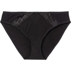 Figi bonprix czarny. Czarne majtki damskie bonprix, z koronki. Za 21,99 zł.
